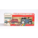 Britains Powerfarm, 9381, Ford Tractor and Vari Spreader, boxed