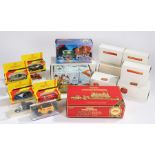 Franklin Mint Rolls Royce Silver Cloud, Matchbox Models of Yesteryear, Solido, and Dinky model cars,