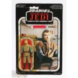 Palitoy General Madine, Star Wars, Return of the Jedi, 1983, upon a 65 back punched card