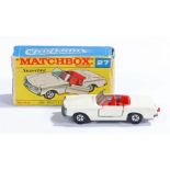 Matchbox Linsey Superfast diecast boxed model vehicle, No 27 Mercedes Benz 230SL