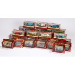 Matchbox Models of Yesteryear, approximately 100 model cars, vans, taxis, fire engines etc. boxed (