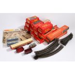 Collection of Triang Hornby OO/OH model railway, to include R248 ambulance car, R355R 0-4-0