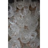 Glassware to include wine and sherry glasses, etc, (Qty)