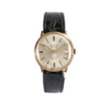 Sekonda gentleman's wristwatch, the signed silver dial with baton numerals, date aperture at the