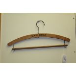 Railway interest, L.M.S. hotels coat hanger