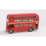 Corgi London Transport Routemaster double-decker bus with Outspan oranges and grapefruit advertising