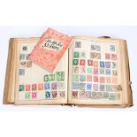World stamps. Old 'Strand' album up to 1940s. Qty A16.