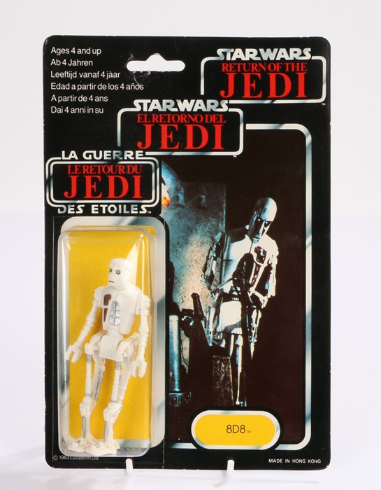 Kenner 8D8, Star Wars, Return of the Jedi, upon a 79 back punched card