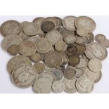 Victoria silver coins,to include Half Crown, Shillings, six pence, Florins etc (250 grams)