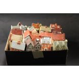 Collection of miniature pottery cottages (qty)