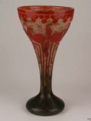 Vase Le Verre Francais - Verreries Schneider, Epinay-sur-Seine, 1920er Jahre, Vase "Spirales",