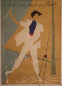 Brun, Donald (1909-1999) - Plakat "Persil", 1951, Farblithografie, im Stein signiert, stellenweise