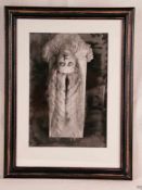 Man, Ray (1890 Philadelphia - 1976 Paris - "Woman with long hair", Offsetdruck, mit PP unter Glas