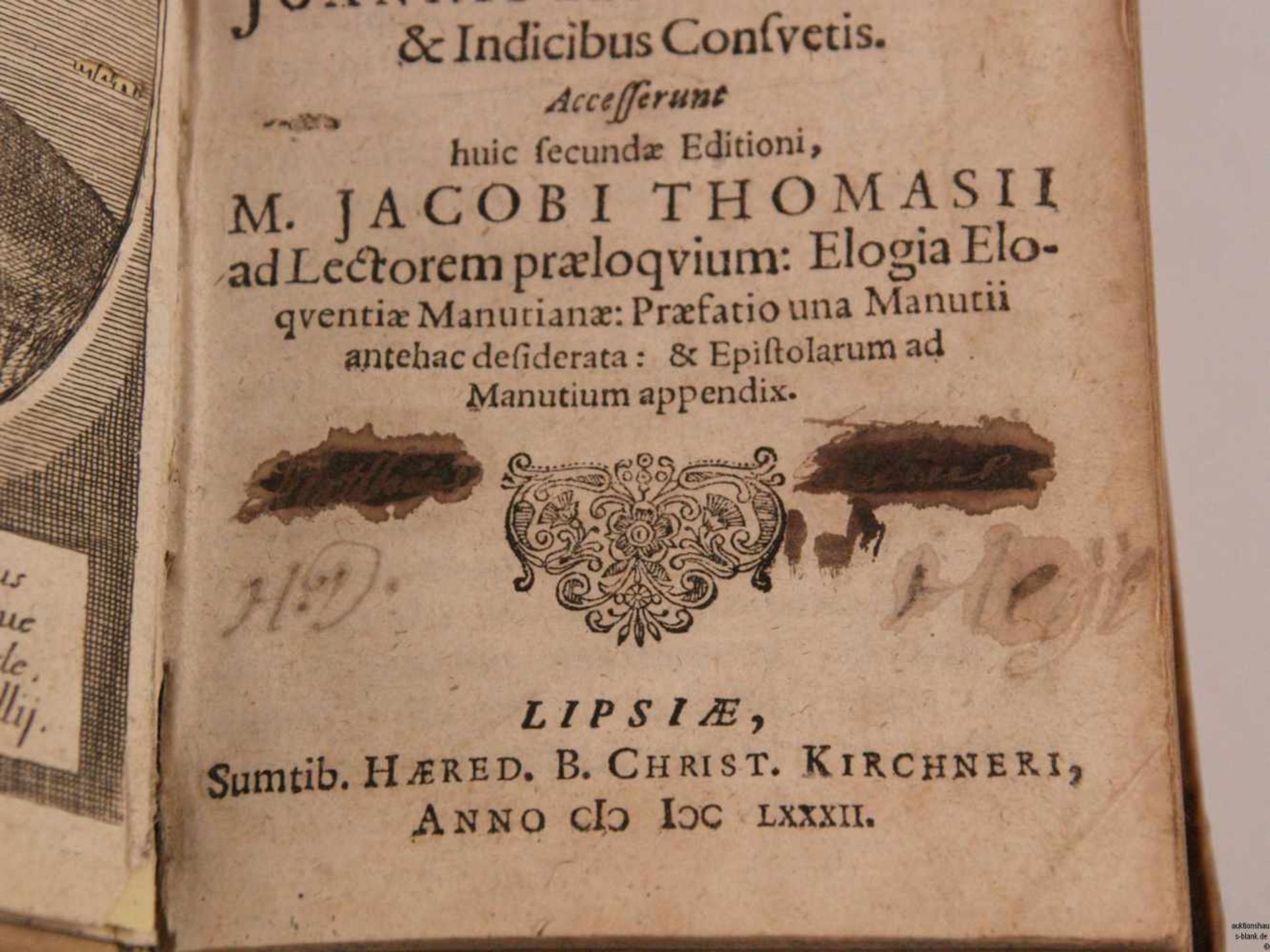 Manutius, Paulus - Paulli Manutii Epistolarum libri XII: Eiusdem Quae Praefationes, Cum Summariis ac - Bild 3 aus 9