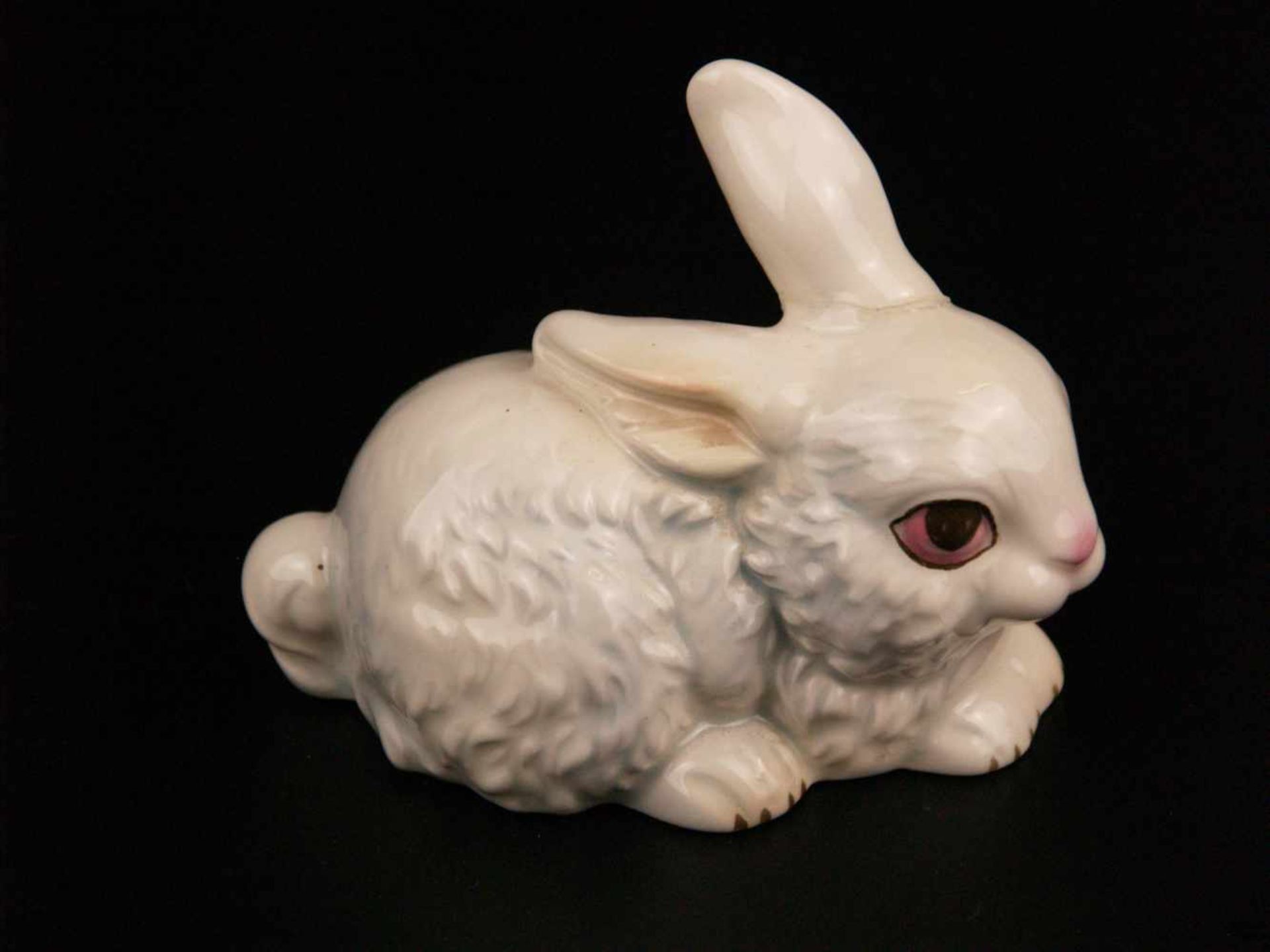 Konvolut Tierfiguren Goebel - 1x Sitzender Hase, Mod.Nr.: 34 30016, naturalistische Bemalung in - Bild 4 aus 9