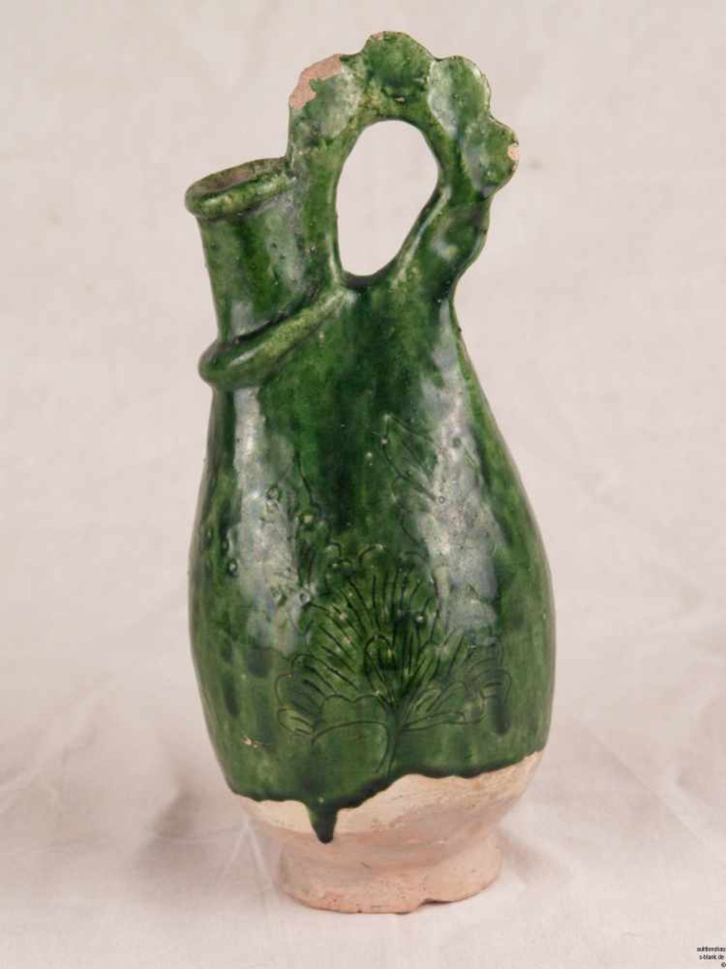 Weinflasche - China, wohl Yuan-Dynastie um 1300, Gefäß im Stil der Liao-Dynastie (907-1125),