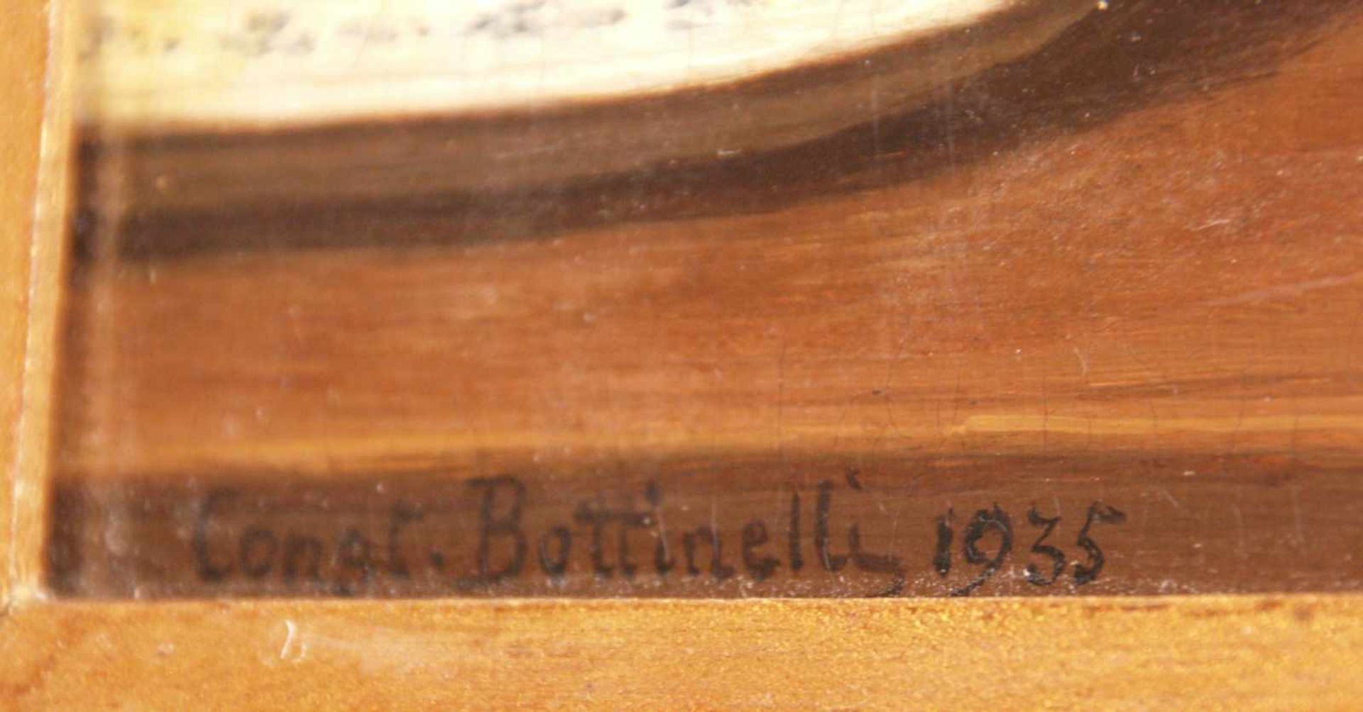 Bottinelli, Constantin (italienischer Maler des 19. Jahrhunderts) - Tischstillleben mit Nelken in - Image 5 of 6