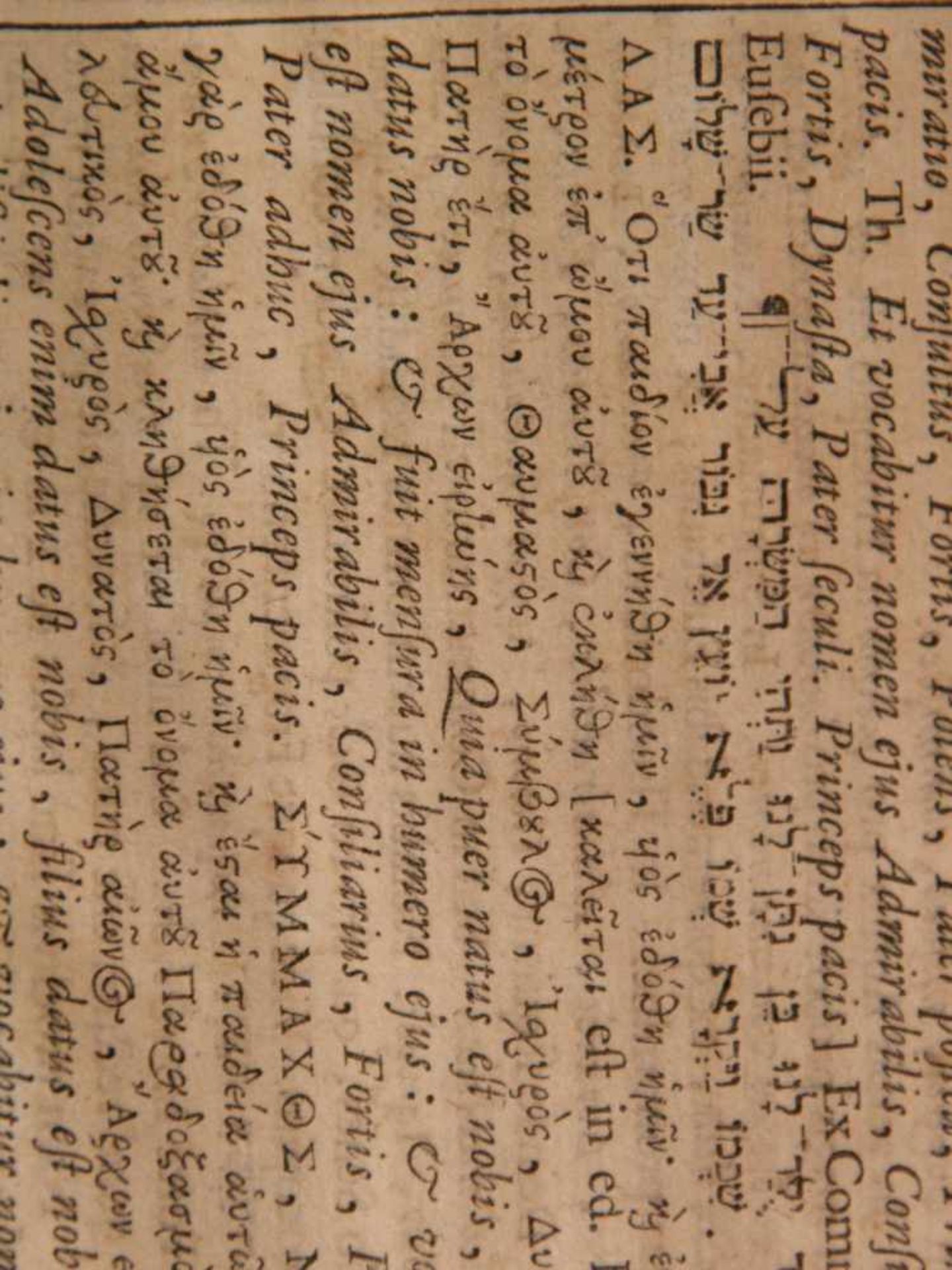 Criticorum Sacrorum sive Annotatorum ad Libros Propheticos Veteris Testamenti, Tomus Quartus (IV. - Bild 7 aus 7