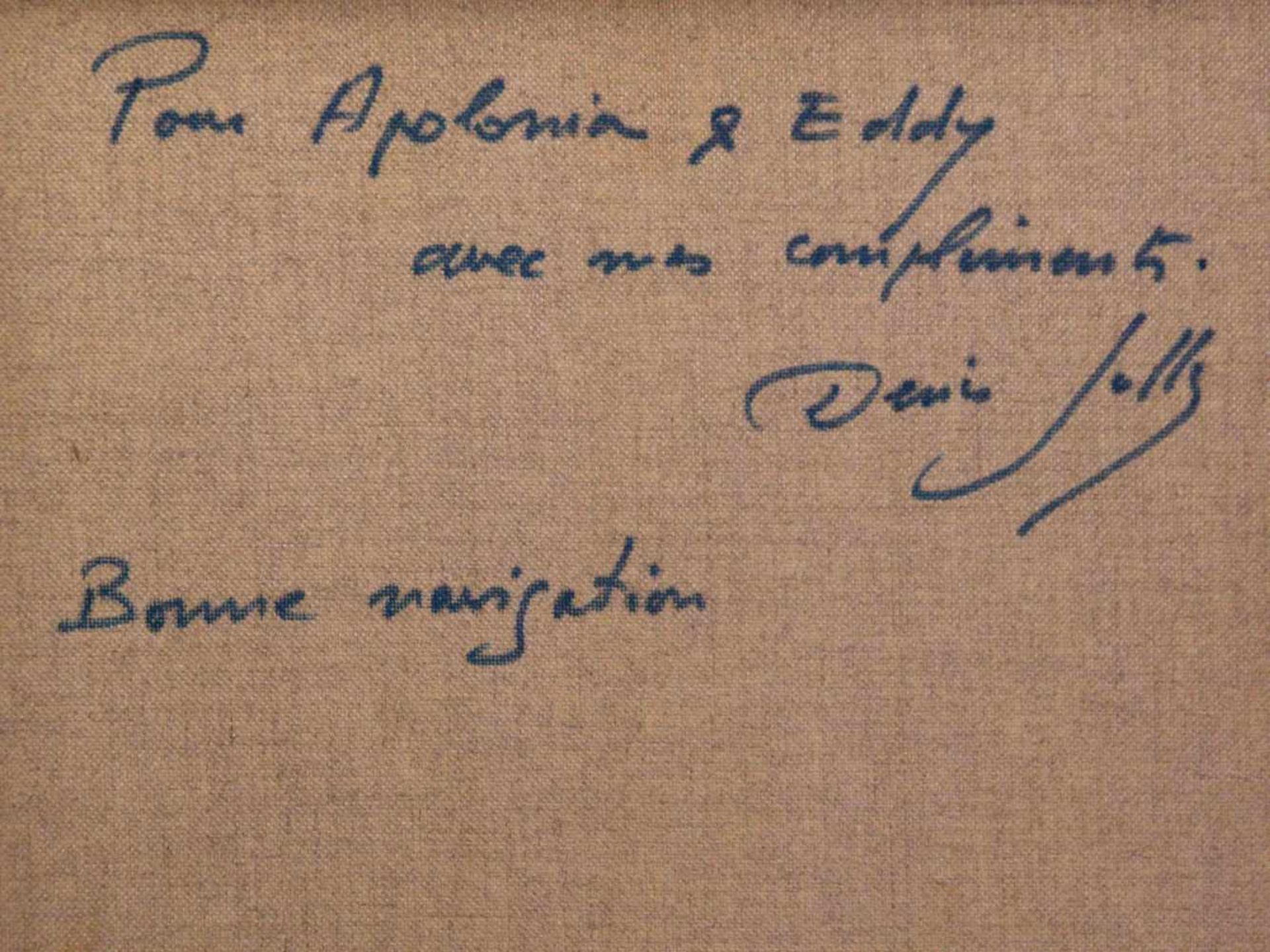 Jully,Denis (geb. 1952 Straßburg) - Sans Titre, Öl auf Leinwand mit Holz, verso signiert und datiert - Bild 6 aus 6