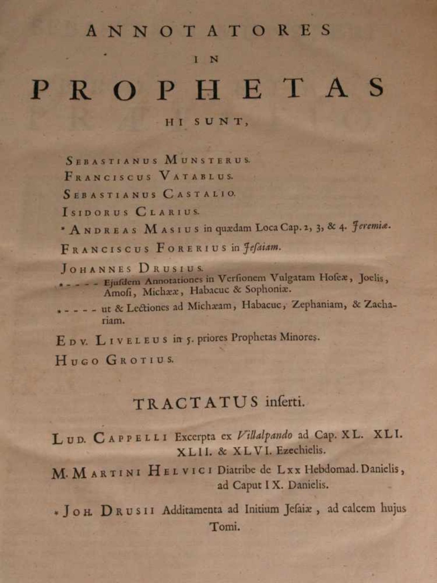 Criticorum Sacrorum sive Annotatorum ad Libros Propheticos Veteris Testamenti, Tomus Quartus (IV. - Bild 4 aus 7
