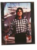 Großdia Michael Jackson (1958 Gary, Indiana - 2009 Los Angeles) - Aufnahme auf Kodak Diafilm 796,