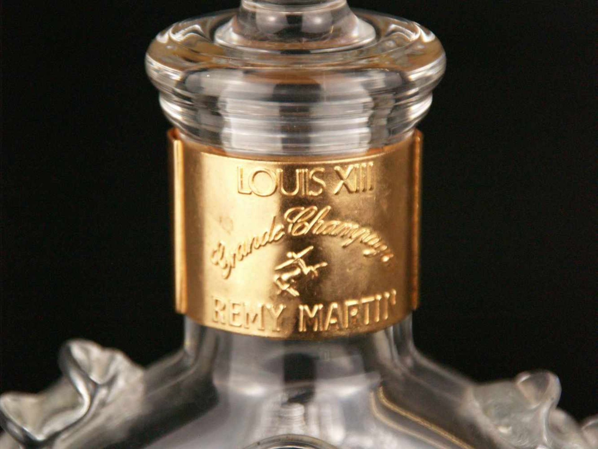 Karaffe -Cristalleries de Baccarat, Frankreich, für Rémy Martin, Cognac, Ritznummer G 2893, Ätzmarke - Bild 4 aus 8