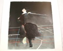 Heindel,Robert (1938-2005 USA) - Ballerina, Serigrafie auf Arches, impressionistische Darstellung,