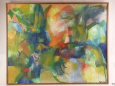 Courtade, Jacques (1922 Paris - 1994) - Abstrakte Farbkomposition im Stile des Orphismus, Öl auf