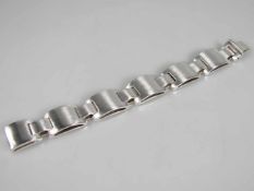 Hermès Armband - 925er Silber, Länge: ca.20 cm, Breite: ca. 18,2 mm, Gewicht: 102,7 g, gepunzt: