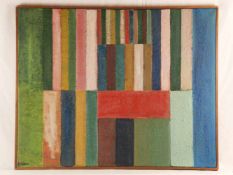 Heller, Alfred (1926-Bamberg-2012) - "Komposition I", Öl auf Leinwand, unten links signiert,