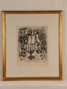 Chagall, Marc (1887 Witebsk - 1985 Saint-Paul-de-Vence) - Sans Titre, Original Lithographie aus