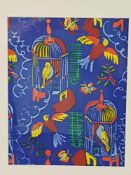 Dufy,Raoul (1877-1953) - "Les oiseaux", Farblithographie aus der Folge "Lettre à mon peintre", 1965,