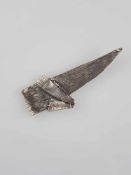 Designbrosche - Mignon Faget,Silber, ca.8,7x3cm, unterseitig Marke,Gew.ca.22,5g