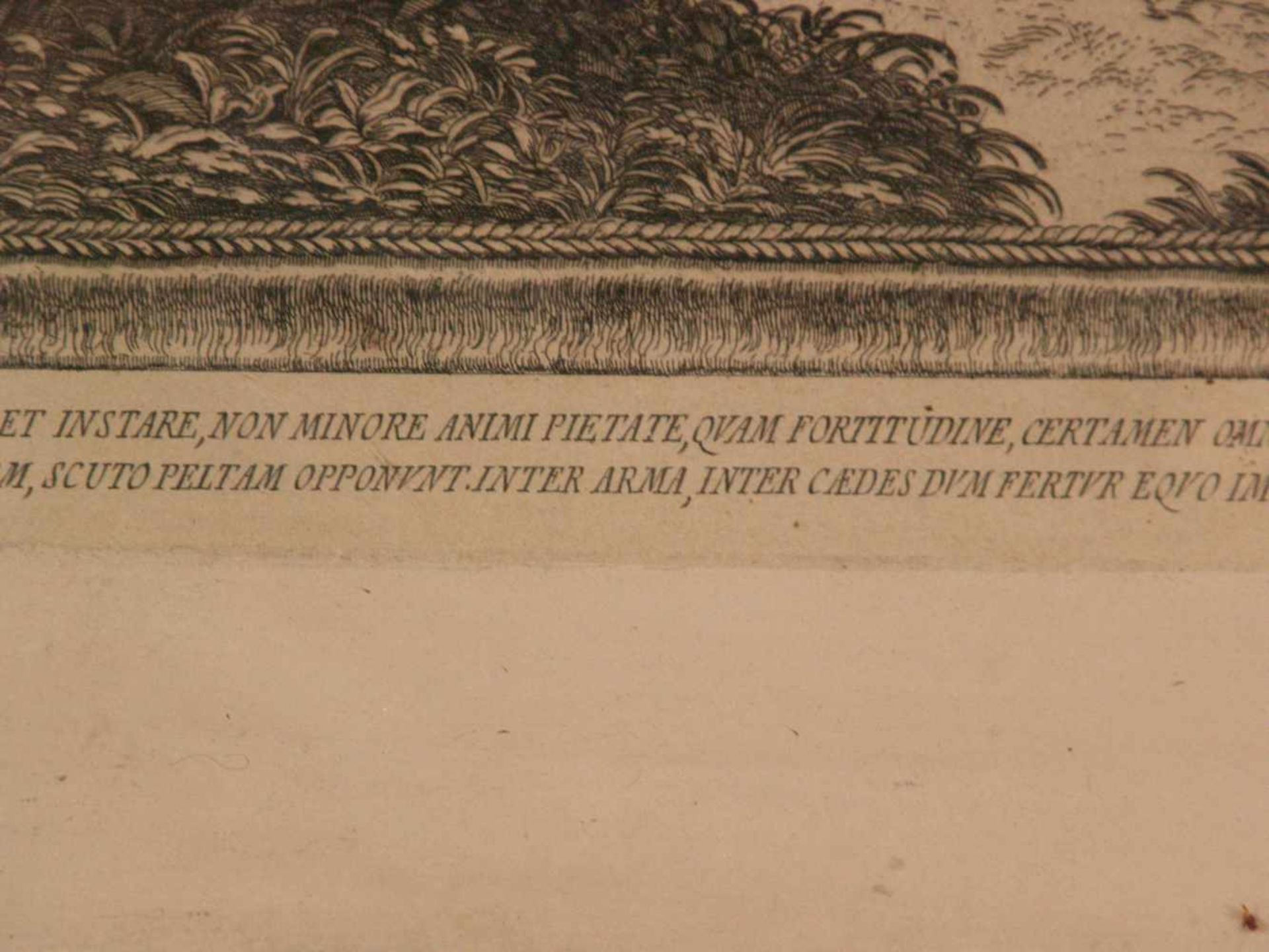 Aquila, Pietro (1650-1692) - "Die Schlacht von Konstantin und Maxentius an der Milvischen Brücke" ( - Bild 13 aus 16