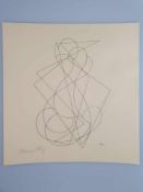 Ring,Thomas (1892-1983) - Lineare Komposition 1921, Holzschnitt auf Papier, links unten in Blei
