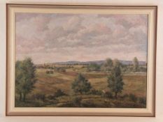 Volk, Hans (deutscher Maler des 20.Jh) - Landschaft im Taunus, 1. Hälfte 20.Jh., Öl auf Leinwand,
