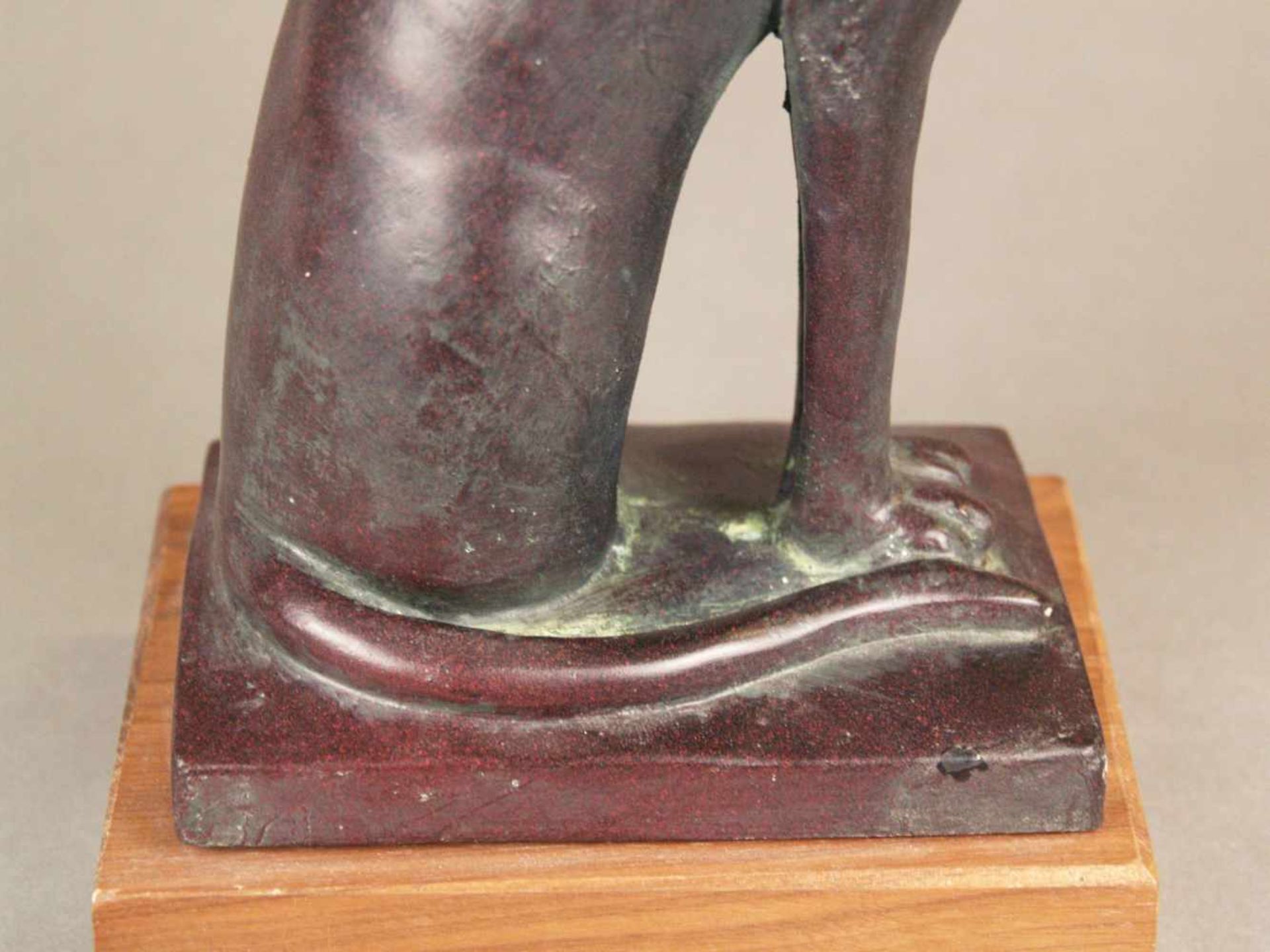 "Egyptian Cat" - The Austin Sculpture Collection, vollplastische Figur der altägyptischen Göttin - Bild 5 aus 6