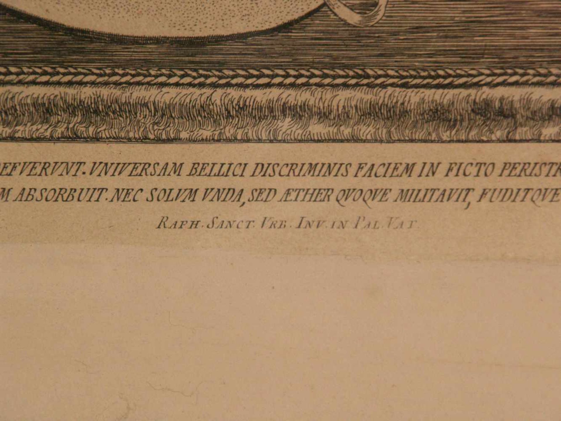 Aquila, Pietro (1650-1692) - "Die Schlacht von Konstantin und Maxentius an der Milvischen Brücke" ( - Bild 14 aus 16