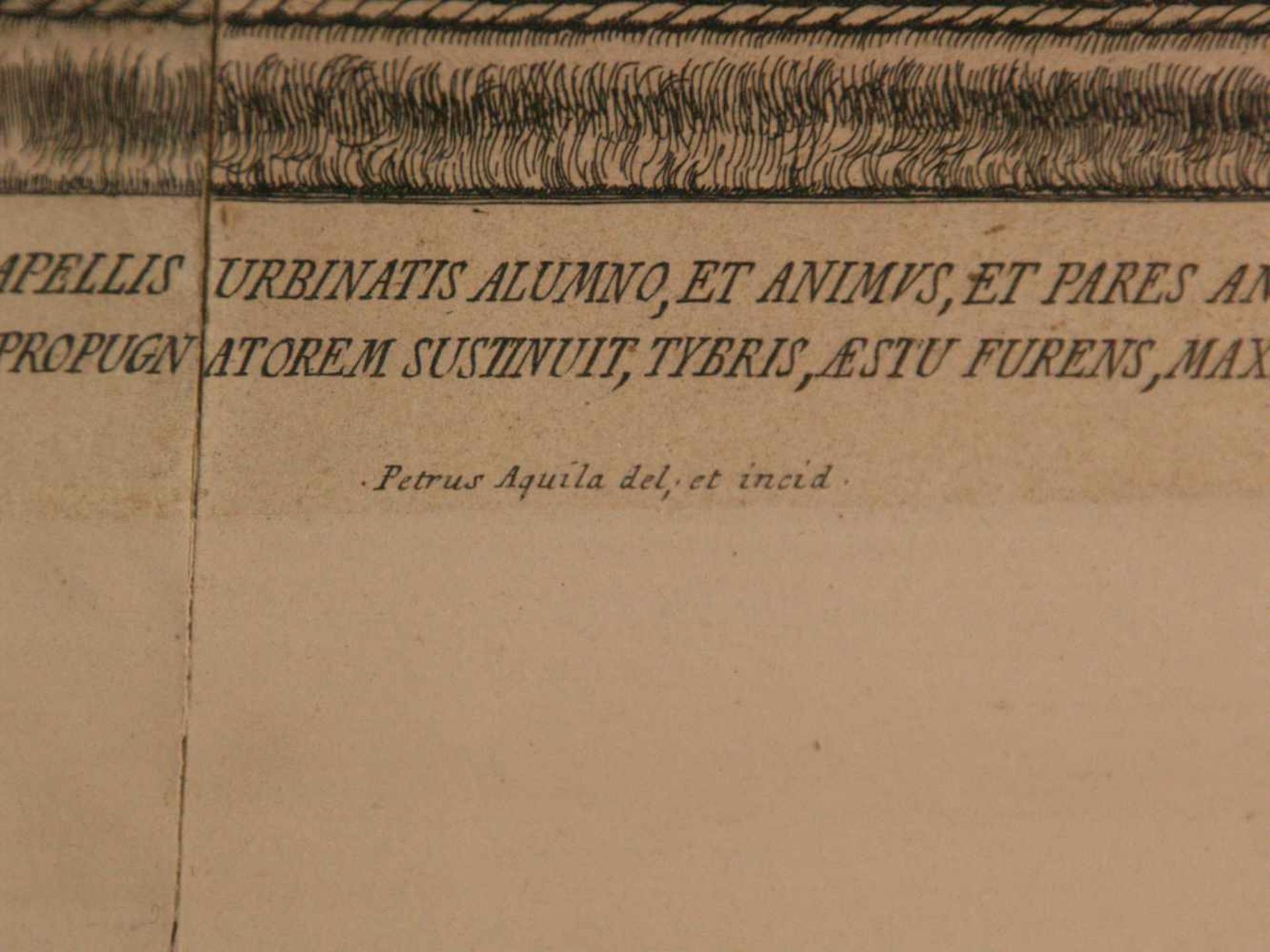 Aquila, Pietro (1650-1692) - "Die Schlacht von Konstantin und Maxentius an der Milvischen Brücke" ( - Bild 16 aus 16