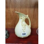 ROYAL WORCESTER BLUSH IVORY JUG