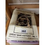 GREAT WAR HISTORY IN POSTCARD SERIES - BOOKLETS - NOS 1-18