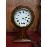 EDWARDIAN DRUMHEAD CLOCK