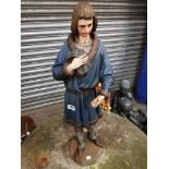 ANTIQUE WOODEN FIGURE A/F