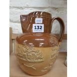 ANTIQUE DOULTON LAMBETH JUG