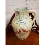 LARGE CALRICE CLIFF JUG