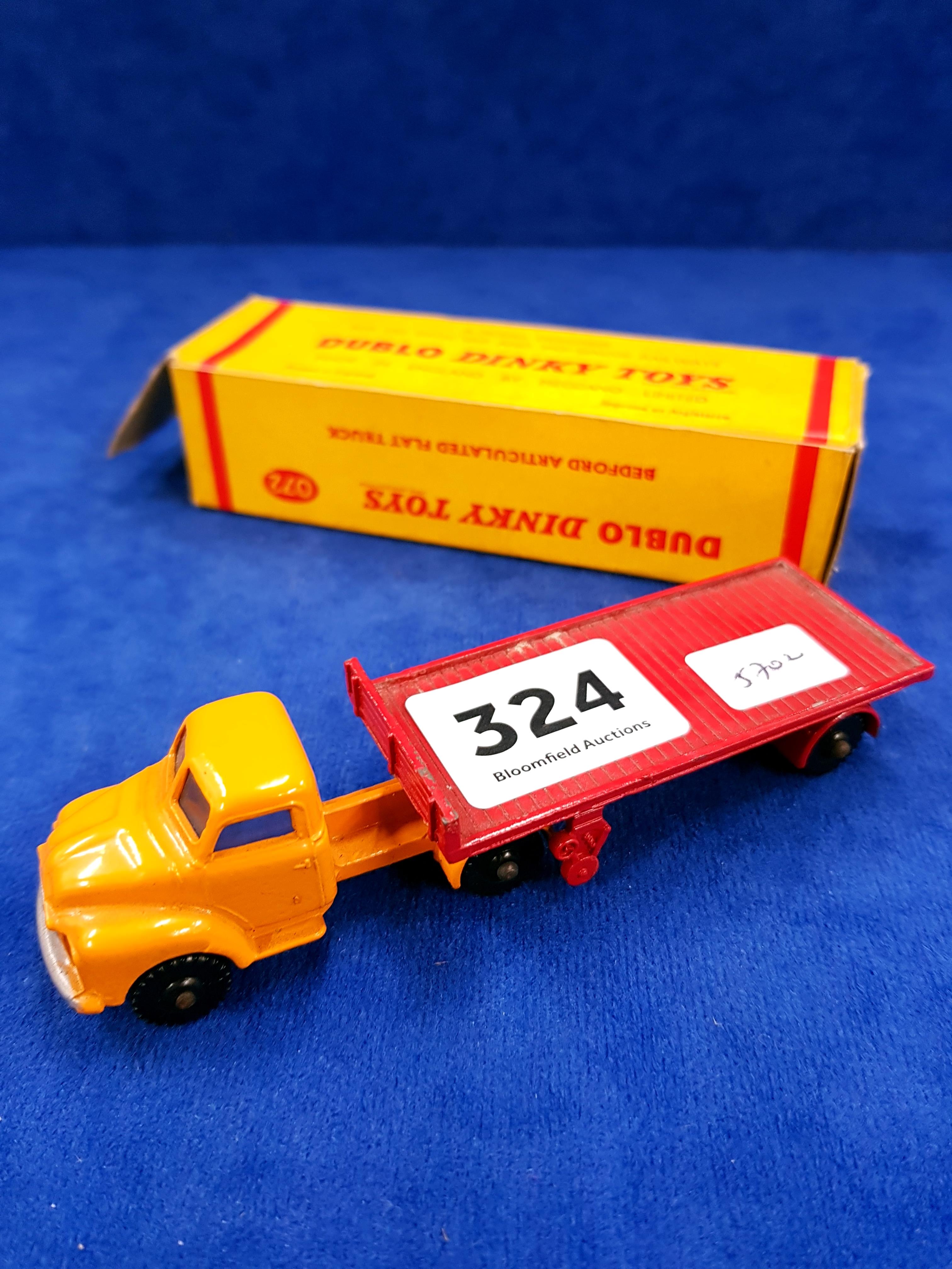 DUBLO DINKY BEDFORD ARTICULATED FLAT TRUCK