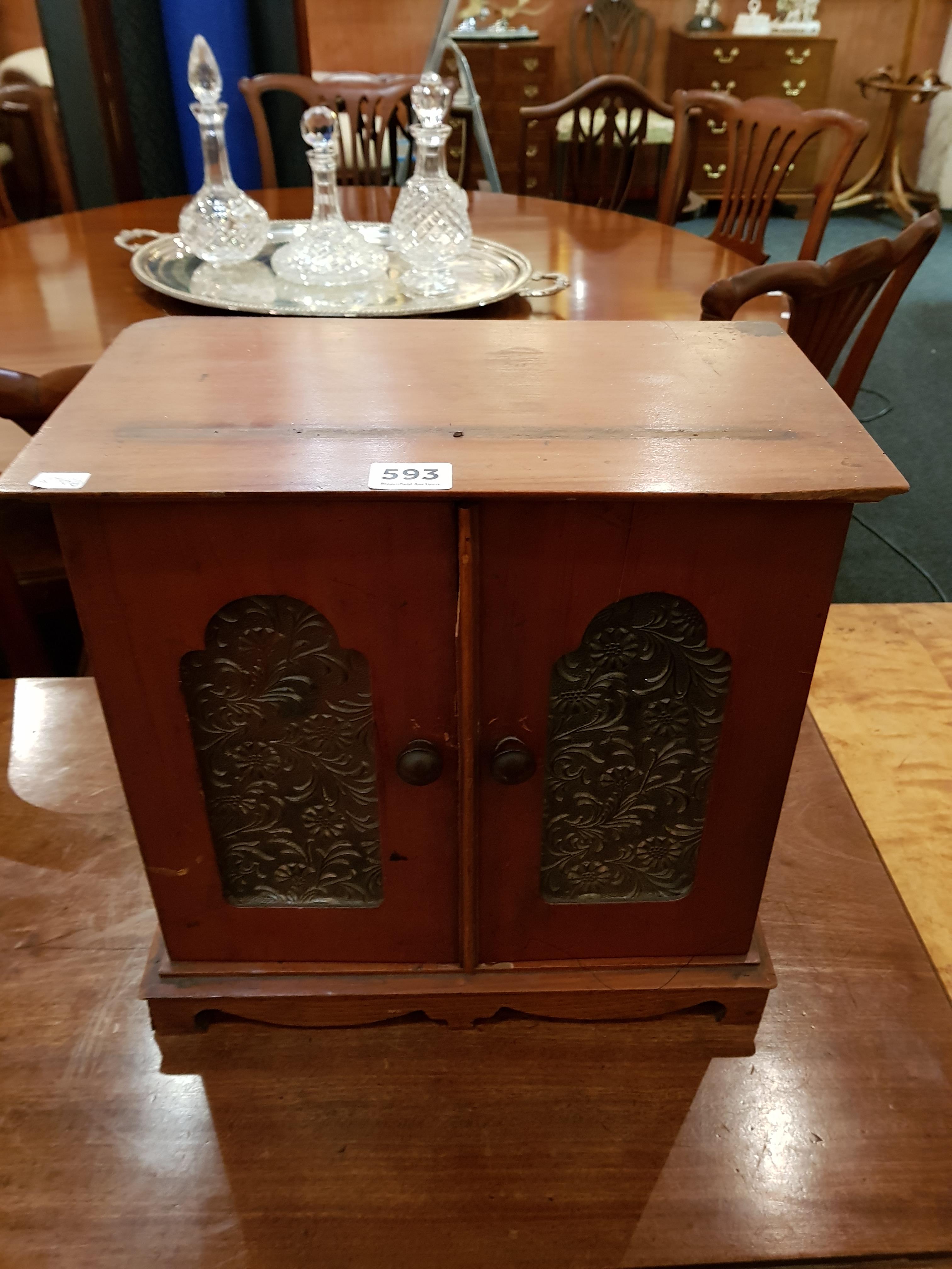 ANTIQUE SMOKERS CABINET