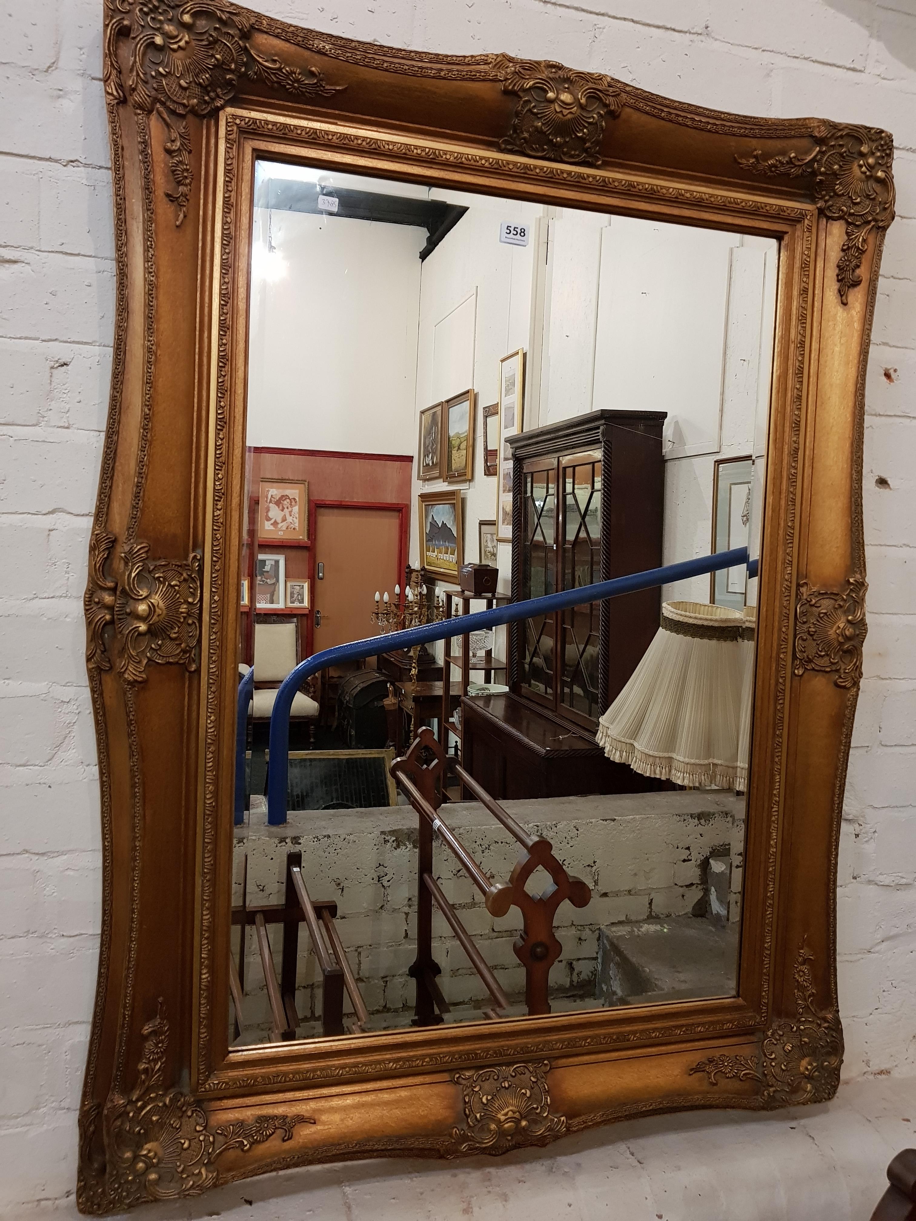 GILT FRAMED MIRROR