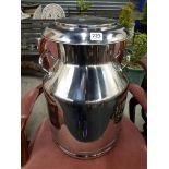 LARGE STAINLESS STEEL GYPSY CAN