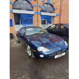 JAGUAR XK8 COUPE AUTO REGISTRATION PLATE: L8 XKJ 3980CC, PETROL, SPORTS BODY, COLOUR BLUE, DATE OF